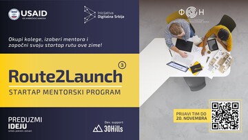 Отворене пријаве за “Route2Launch” стартап менторски програм