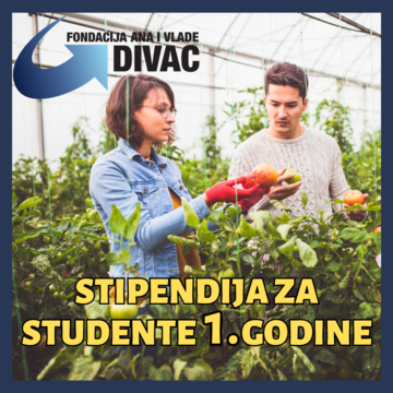Konkurs za dodelu stipendija Studentima I godine poljoprivrede/agronomije za školsku 2024/2025. godinu